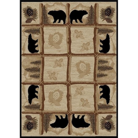 Mayberry Rug Mayberry Rug HS7472 2X3 2 ft. 3 in. x 3 ft. 3 in. Hearthside Toccoa Area Rug; Multi Color HS7472 2X3